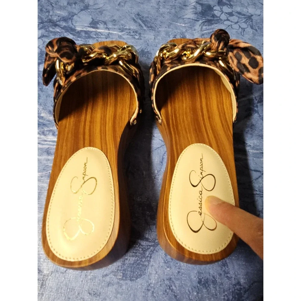 Jessica Simpson Women's‎ Resima Platform Sandal Heeled, Natural, 5.5